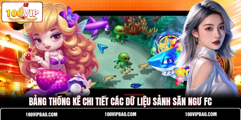 Bảng thống kê chi tiết các dữ liệu sảnh săn ngư FC