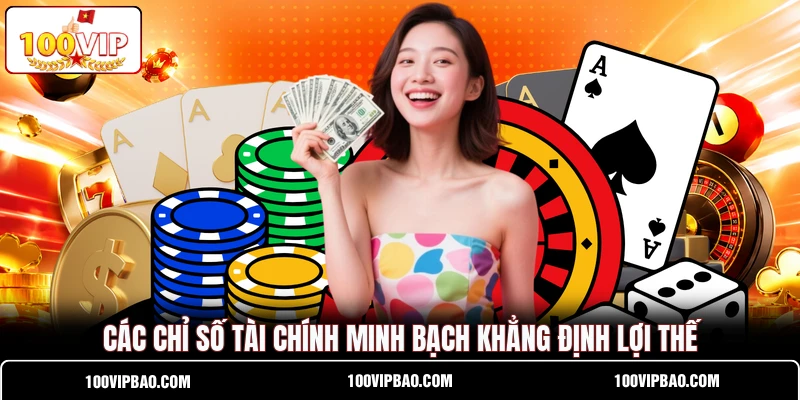 Các chỉ số tài chính minh bạch khẳng định lợi thế Các chỉ số tài chính minh bạch khẳng định lợi thế