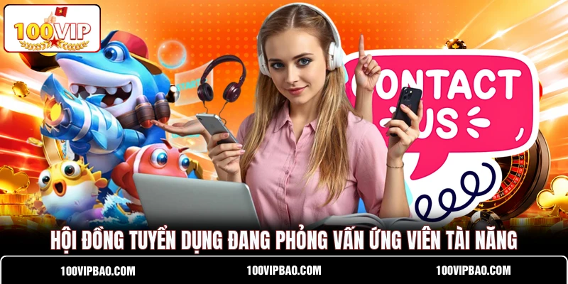 Hội đồng tuyển dụng đang phỏng vấn ứng viên tài năng Hội đồng tuyển dụng đang phỏng vấn ứng viên tài năng