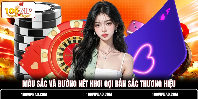 Màu sắc và đường nét khơi gợi bản sắc thương hiệu