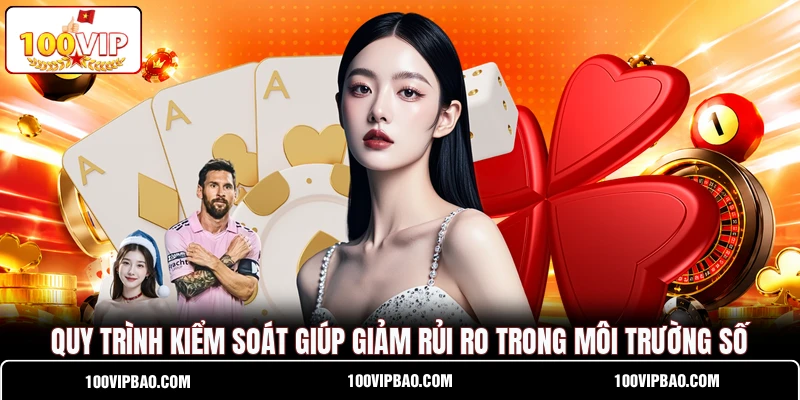 Quy trình kiểm soát giúp giảm rủi ro trong môi trường số