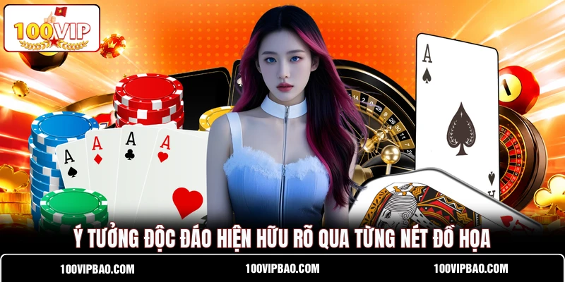 Ý tưởng độc đáo hiện hữu rõ qua từng nét đồ họa
